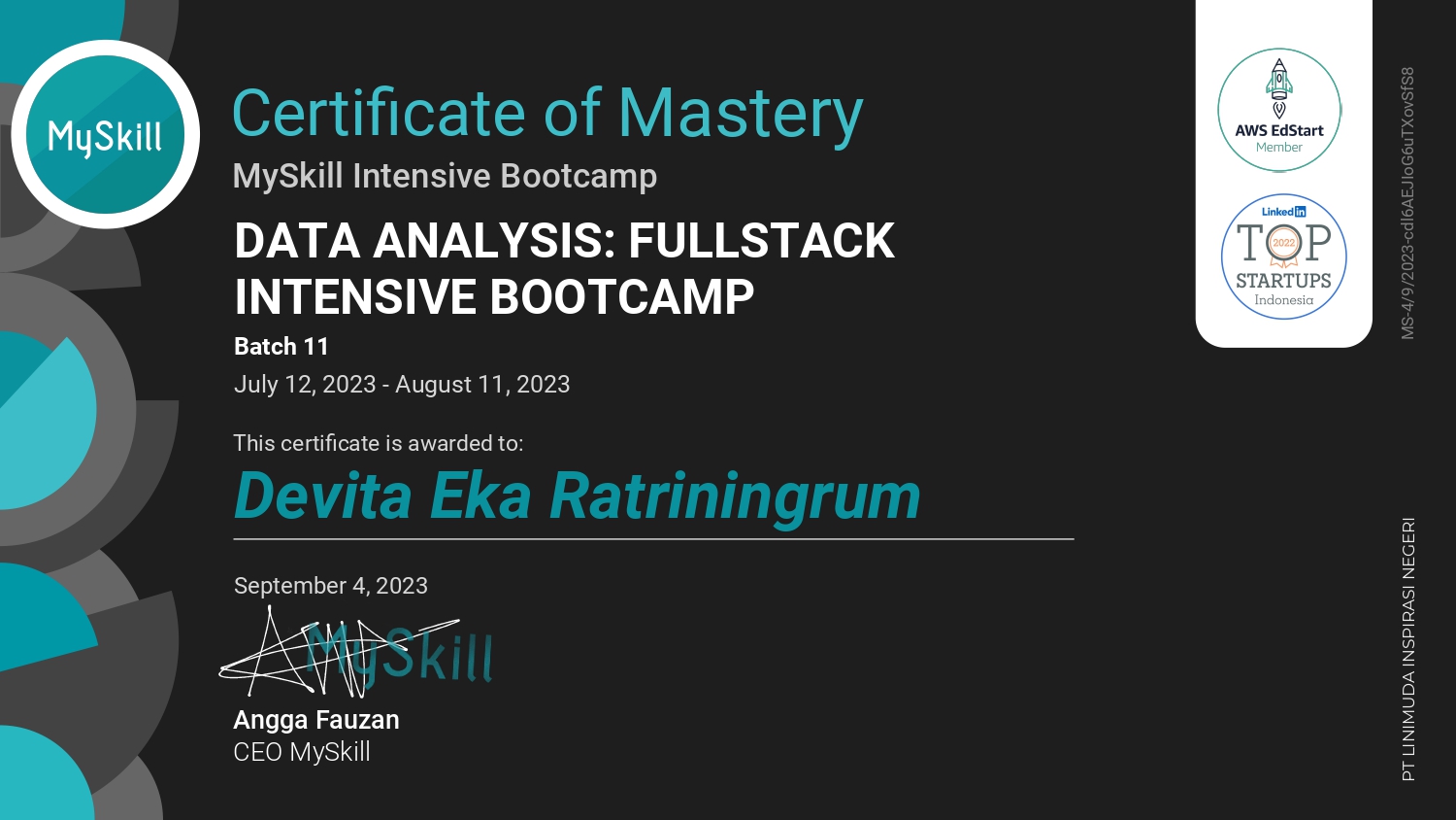 Data Analysis Fullstack Intensive Bootcamp